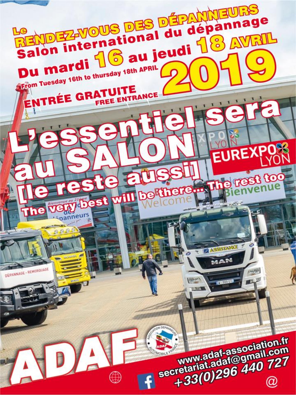 Tow show at lyon from 16 to 18 of april 2019