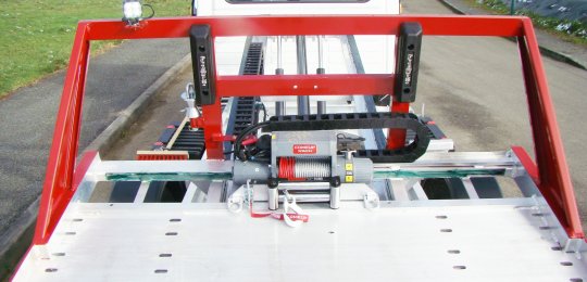 Manual translation of the winch