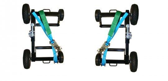 Two wheel dollies type "FOURRIERE" (without support) (maximum speed: 50 Km/h)