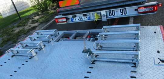 4t5 hydraulic winch + radio control installed on trailer
